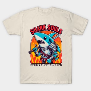 Shark Souls v2 T-Shirt